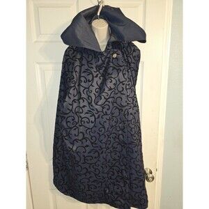 MYCRA PAC Velvet Coat Women's Capey Hood Reversible Scrol Donatella XL 1X 2X 3X